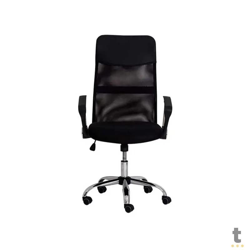 Cadeira Escritório Giratoria C/ Altura Ajustavel Base Cromada XH-6101 Truedata